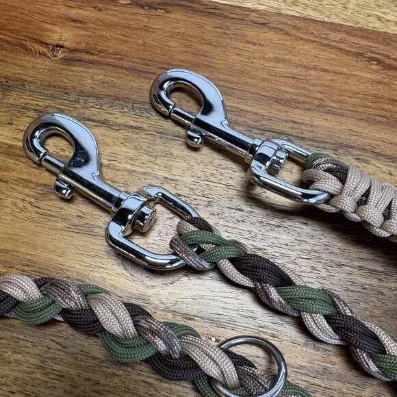 Long Rope Dog Lead / Leash with hooks - Picture 3 of 5